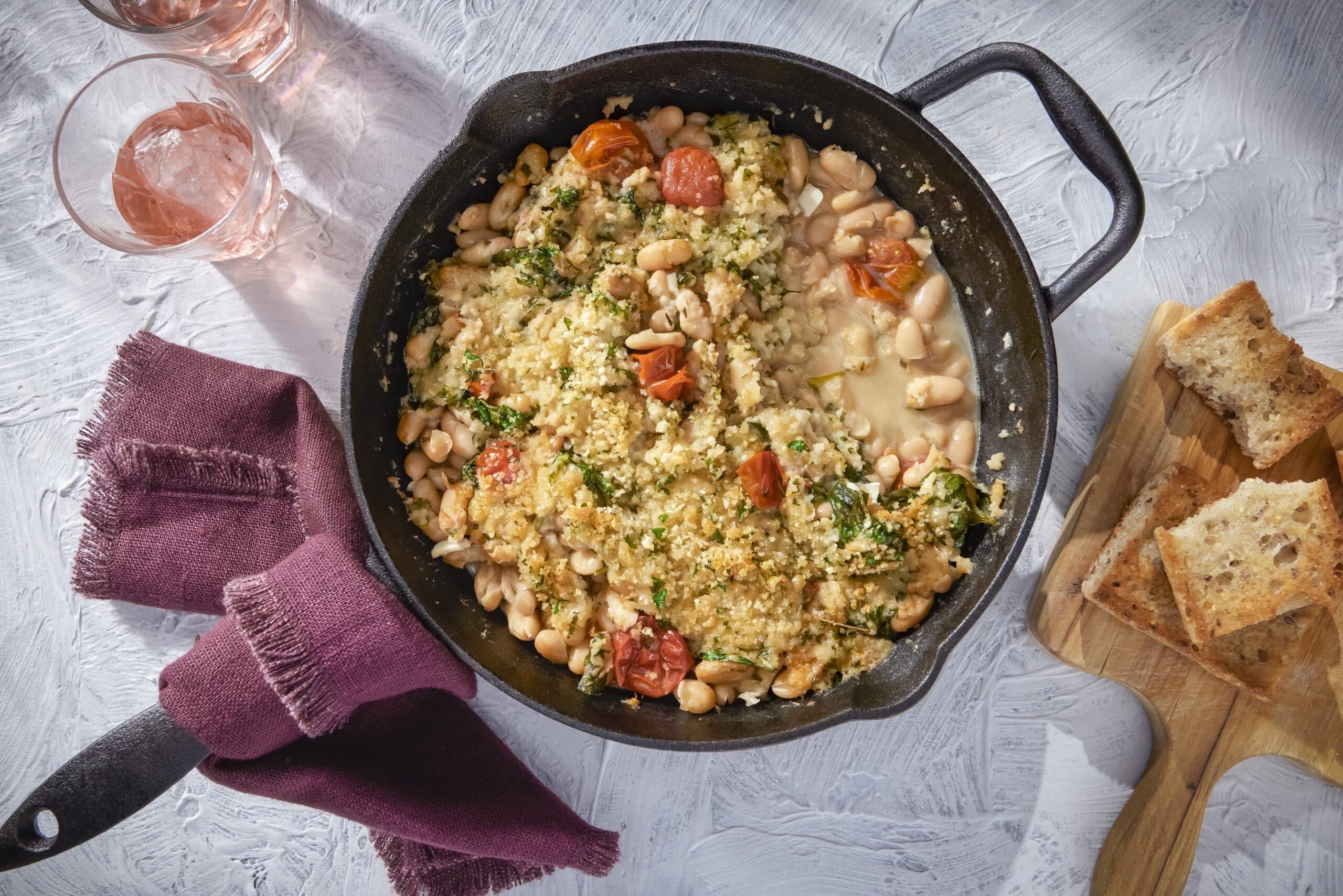 Featured image for “Tuscan White Bean Skillet”